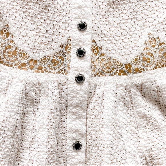 THE Kooples Button up lace layered dress - Picture 9 of 15